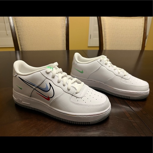 Nike Shoes - New Nike Air Force 1 Triple Swoosh Sneaker Shoes Size US 7Y / 8.5 W